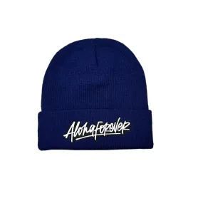 808ALLDAY Aloha Forever Blue Beanie