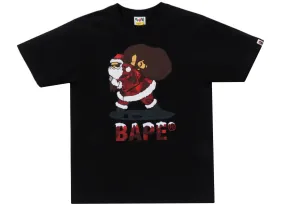 A Bathing Ape Christmas Bape Tee in Black