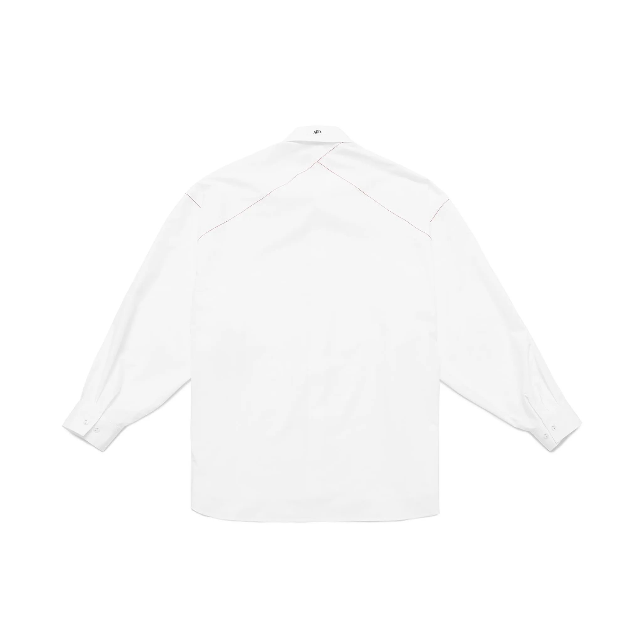 ADD Cutout Stitch Avantgarde Shirt White