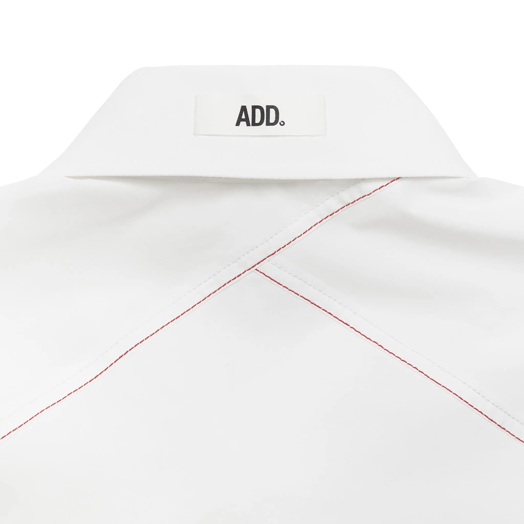 ADD Cutout Stitch Avantgarde Shirt White