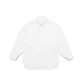 ADD Cutout Stitch Avantgarde Shirt White