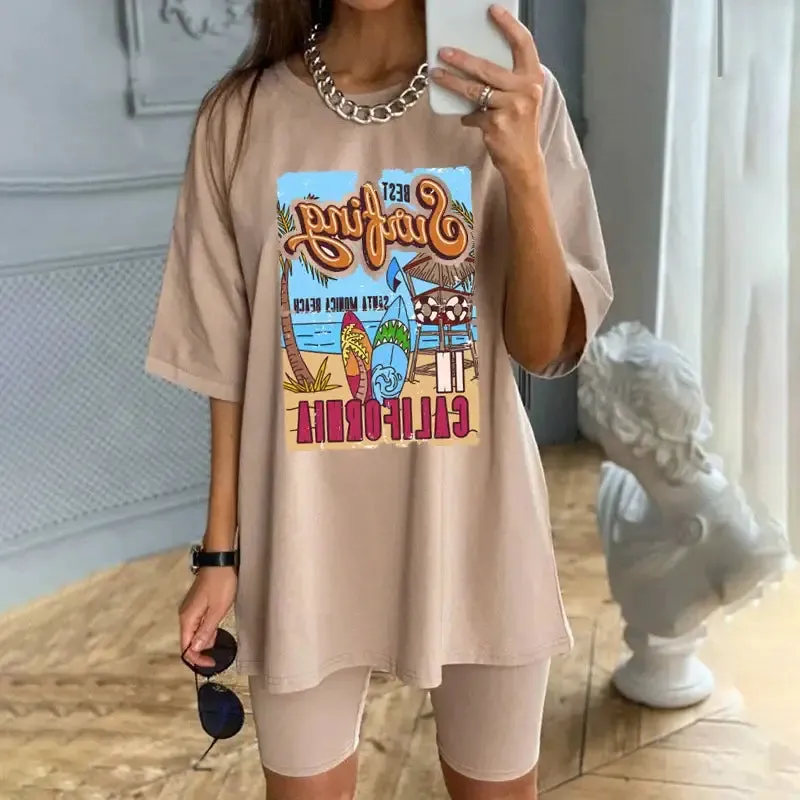 Aesthetic Oversized Magic Mushroom Short Sleeve T Shirt