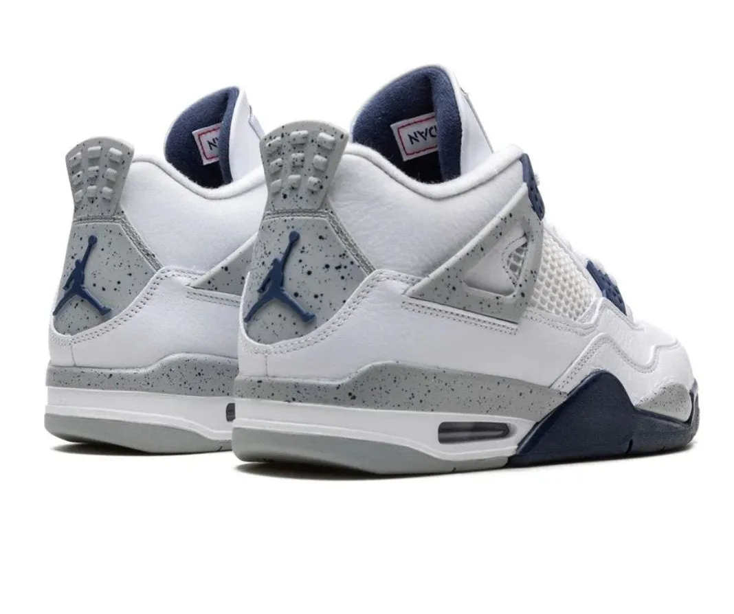 AIR JORDAN  4 'MIDNIGHT NAVY' BLUE TRAINERS