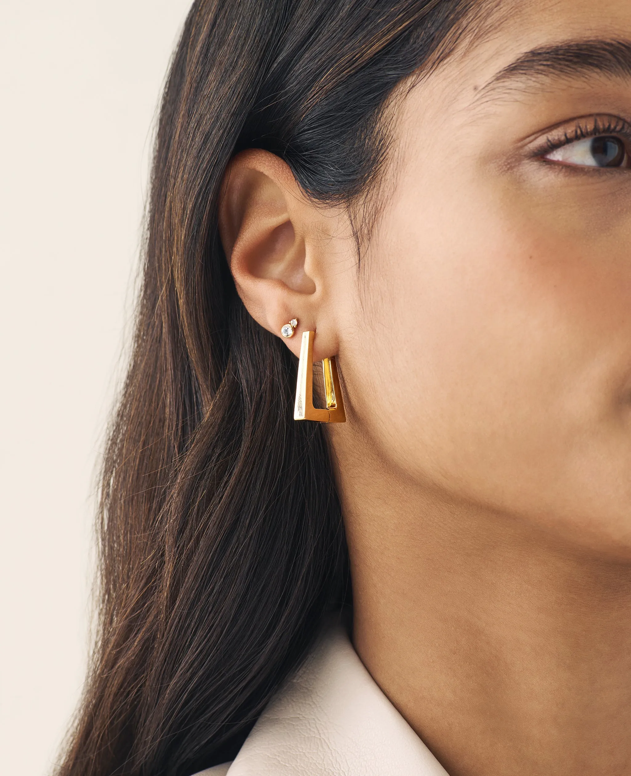 Alia Hoops - 18K Recycled Gold Plated