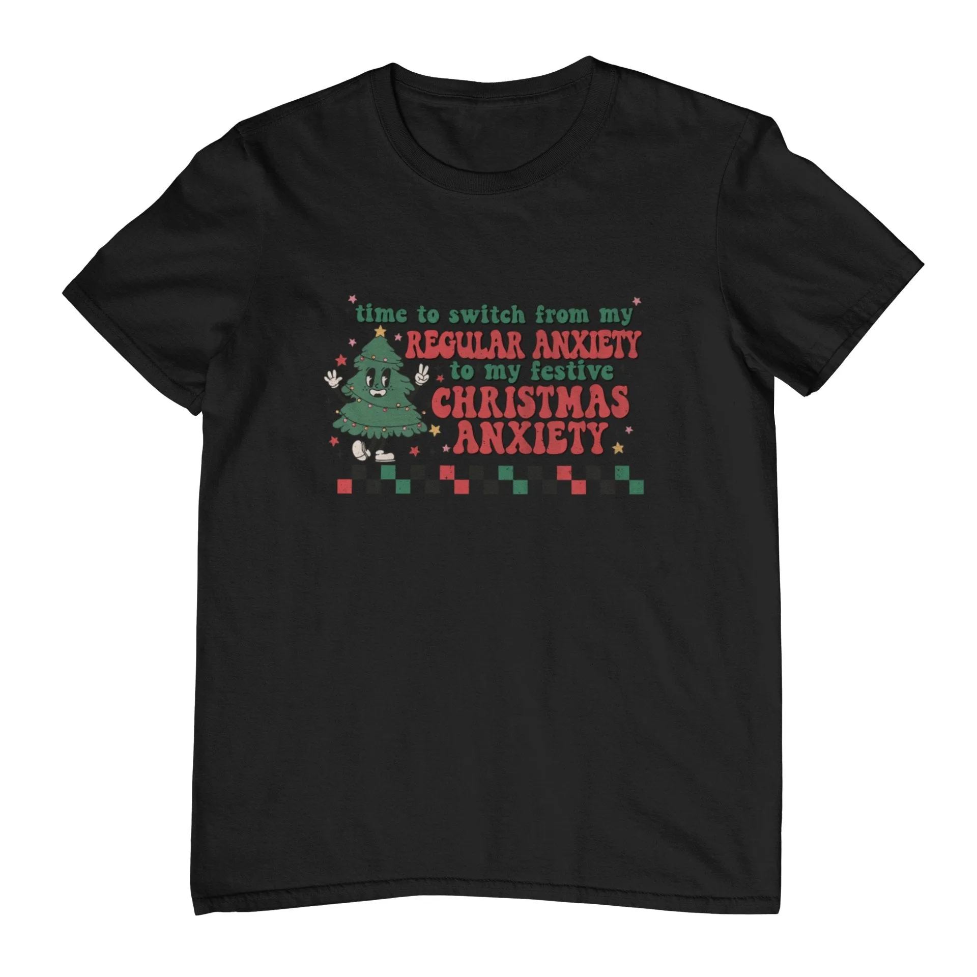 Anxiety Christmas T-Shirt