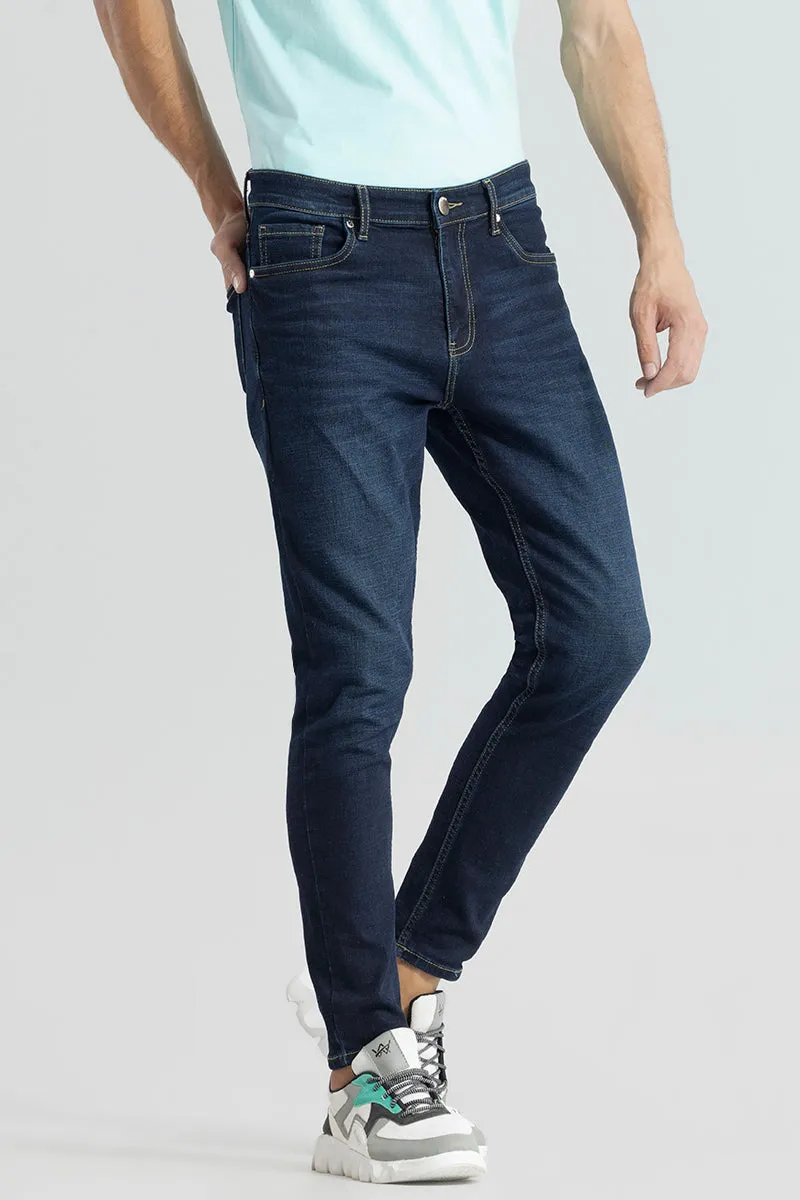 Asher Dark Blue Skinny Jeans