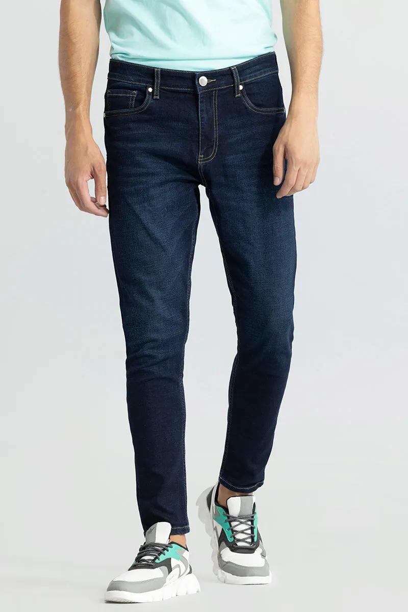 Asher Dark Blue Skinny Jeans