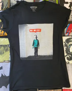 Banksy Women's T-Shirt -  Social Media Boy