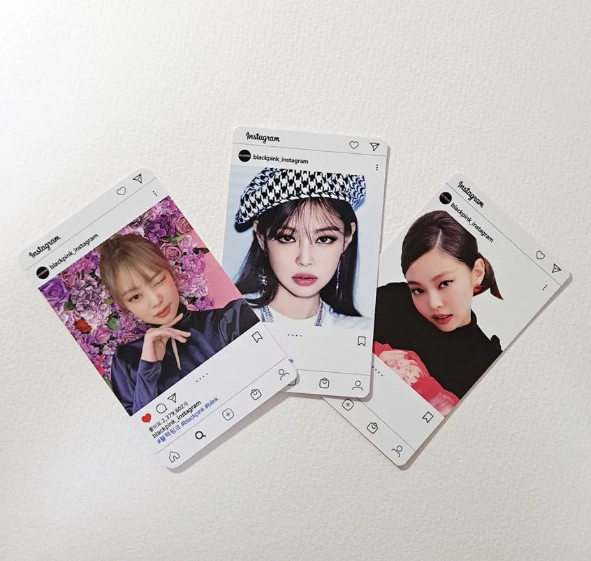 Black Pink Special Photo Card Set 60ea Kpop Idols Goods Collection Instagram Card