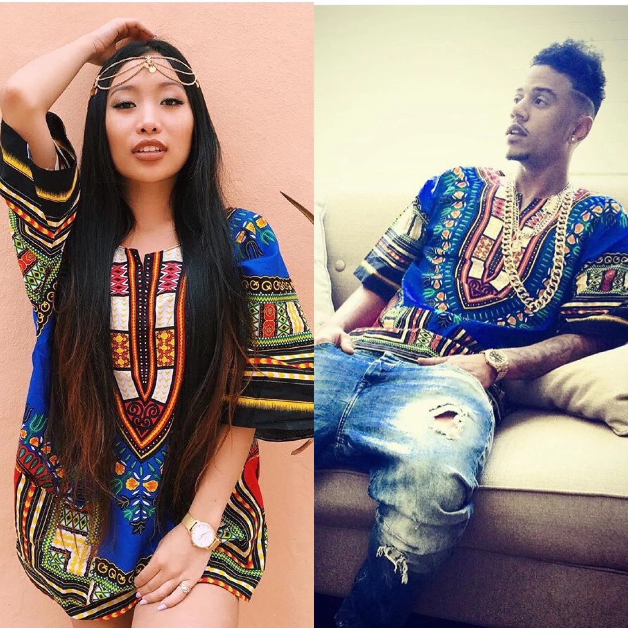 Blue Dashiki"