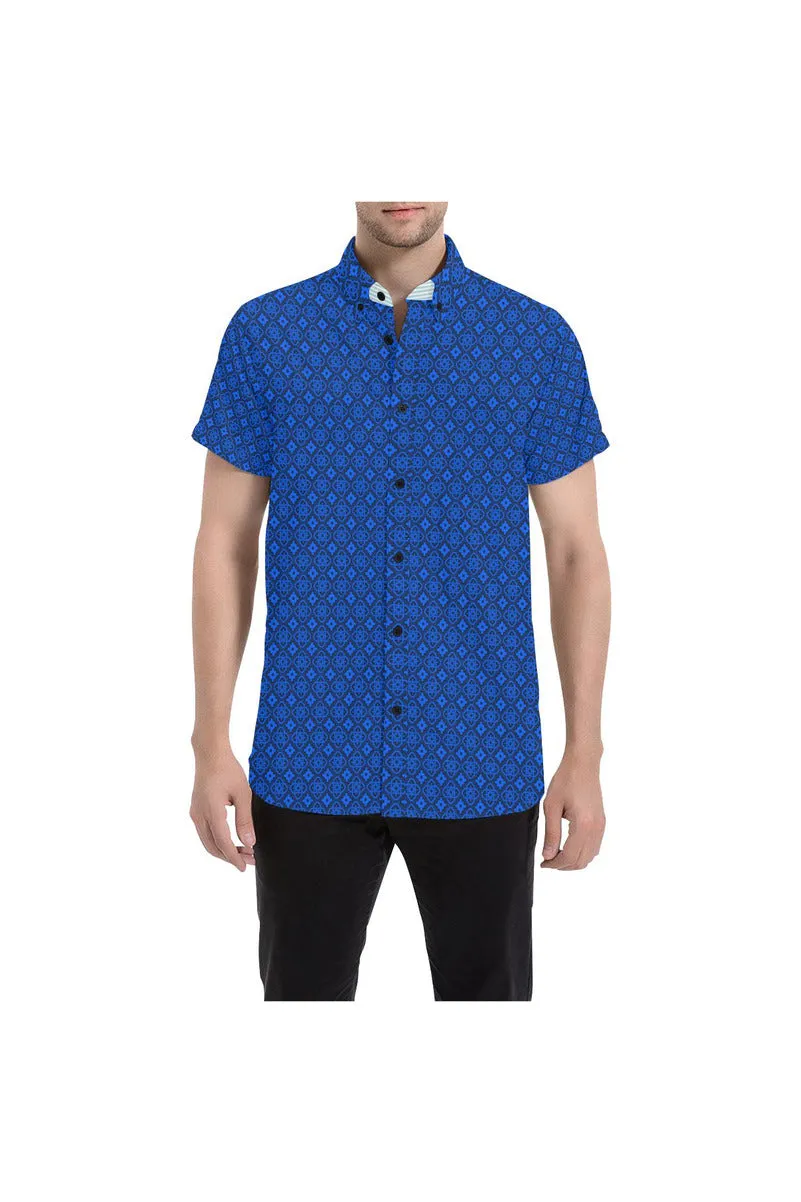 Blue Labyrinth Short Sleeve Shirt