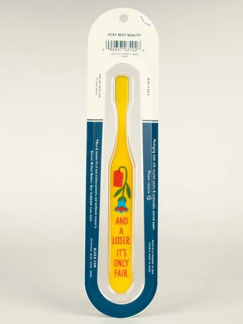 BlueQ "You Are A Winner" Toothbrush