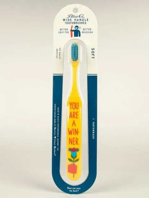 BlueQ "You Are A Winner" Toothbrush