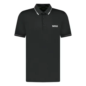 BOSS PAUL PRO POLO T-SHIRT BLACK