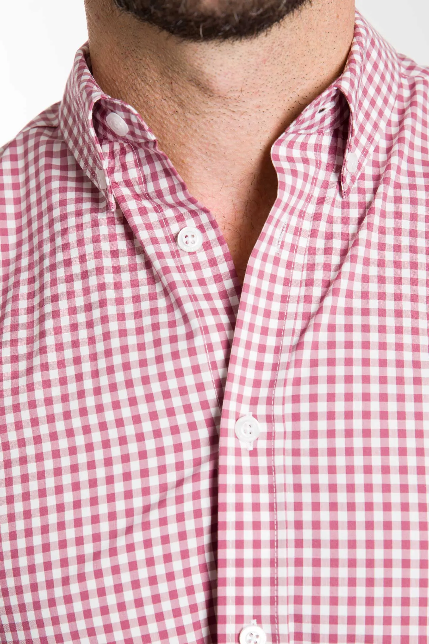 Brick Gingham Short Sleeve Shirt