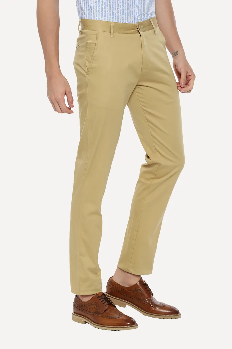 Bronx Chinos - Light Khaki Trouser For Men | Ariser