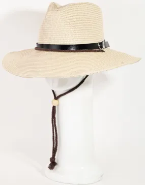 BUCKLE STRAP PANAMA HAT