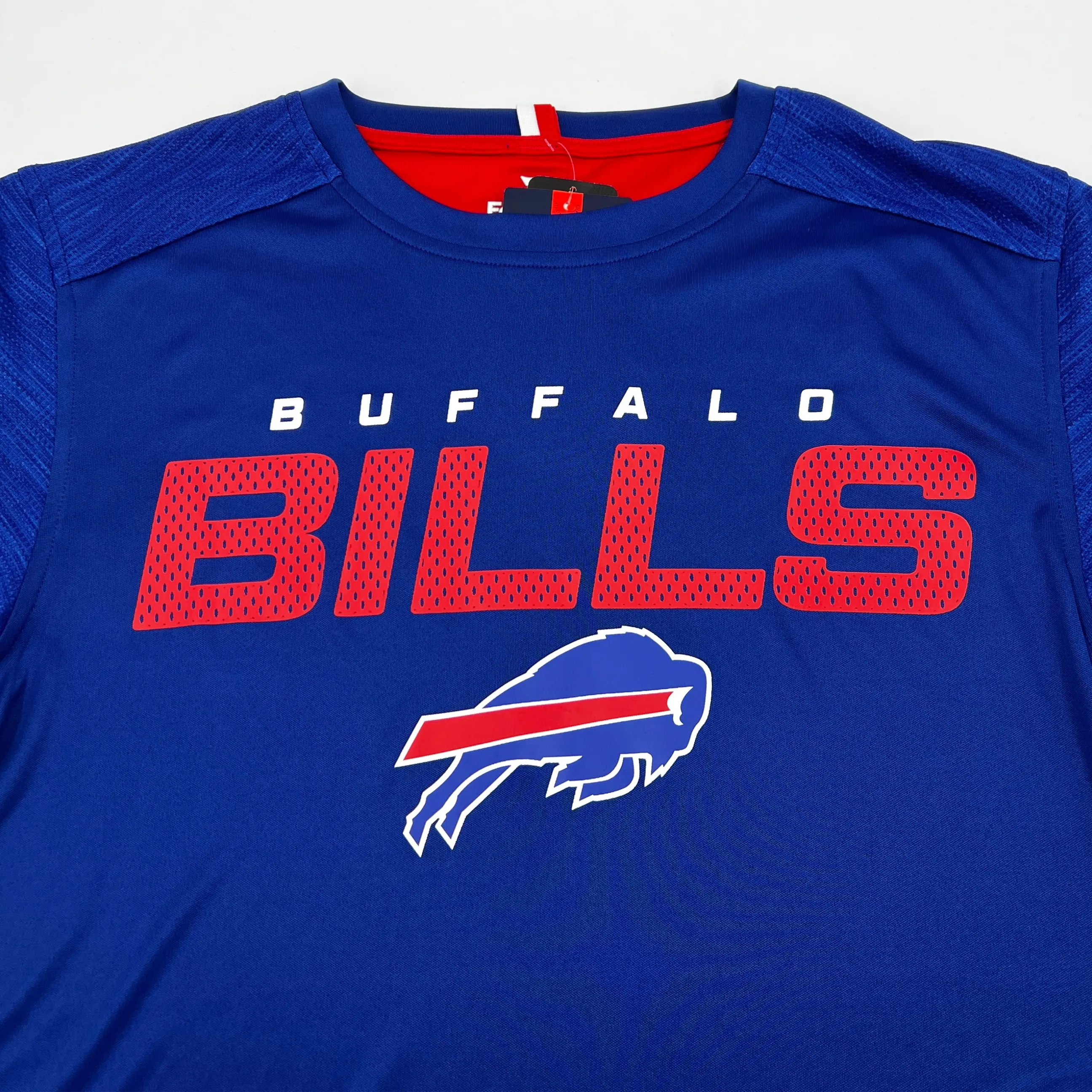 Buffalo Bills Royal Blue Streaky Short Sleeve Shirt