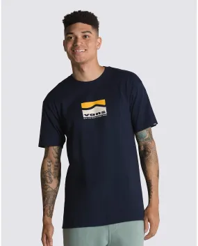 Center Sidestripe Tee - Navy