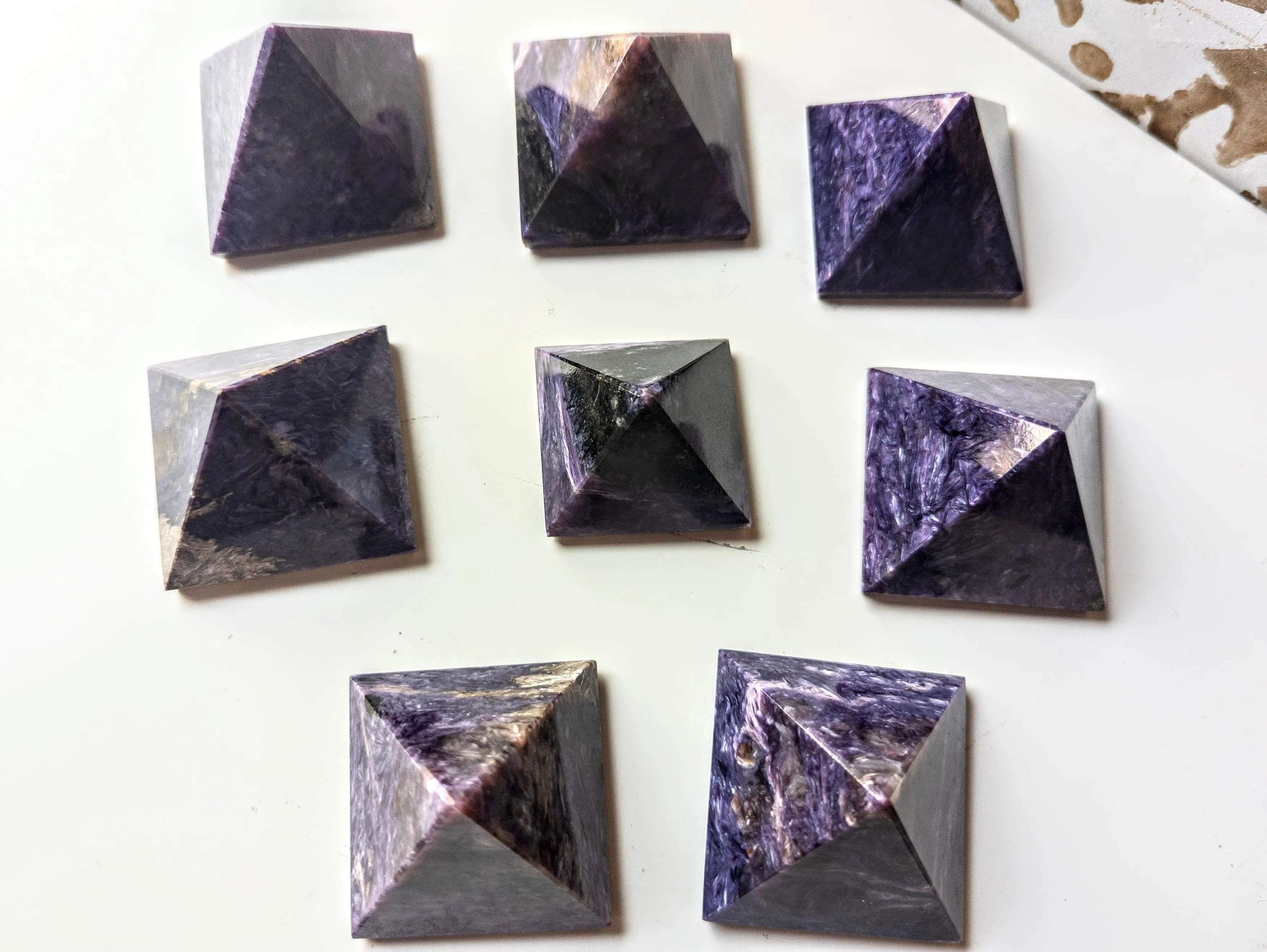 Charoite Pyramid