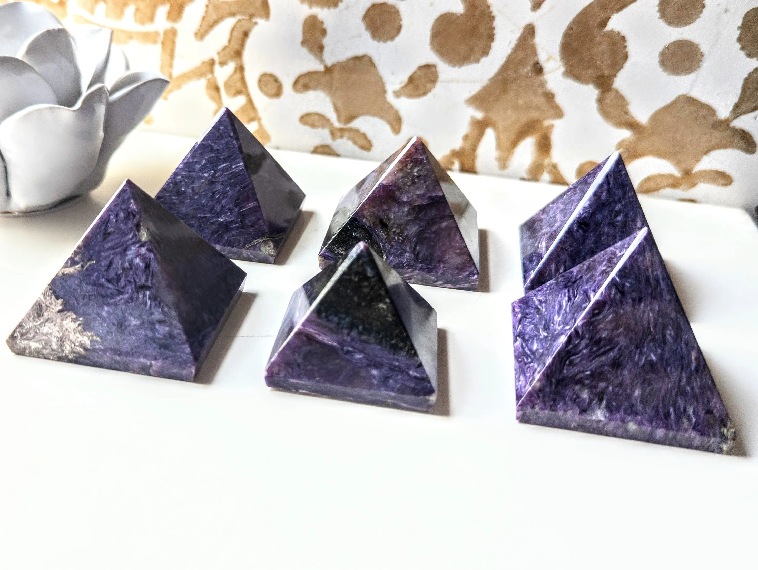 Charoite Pyramid