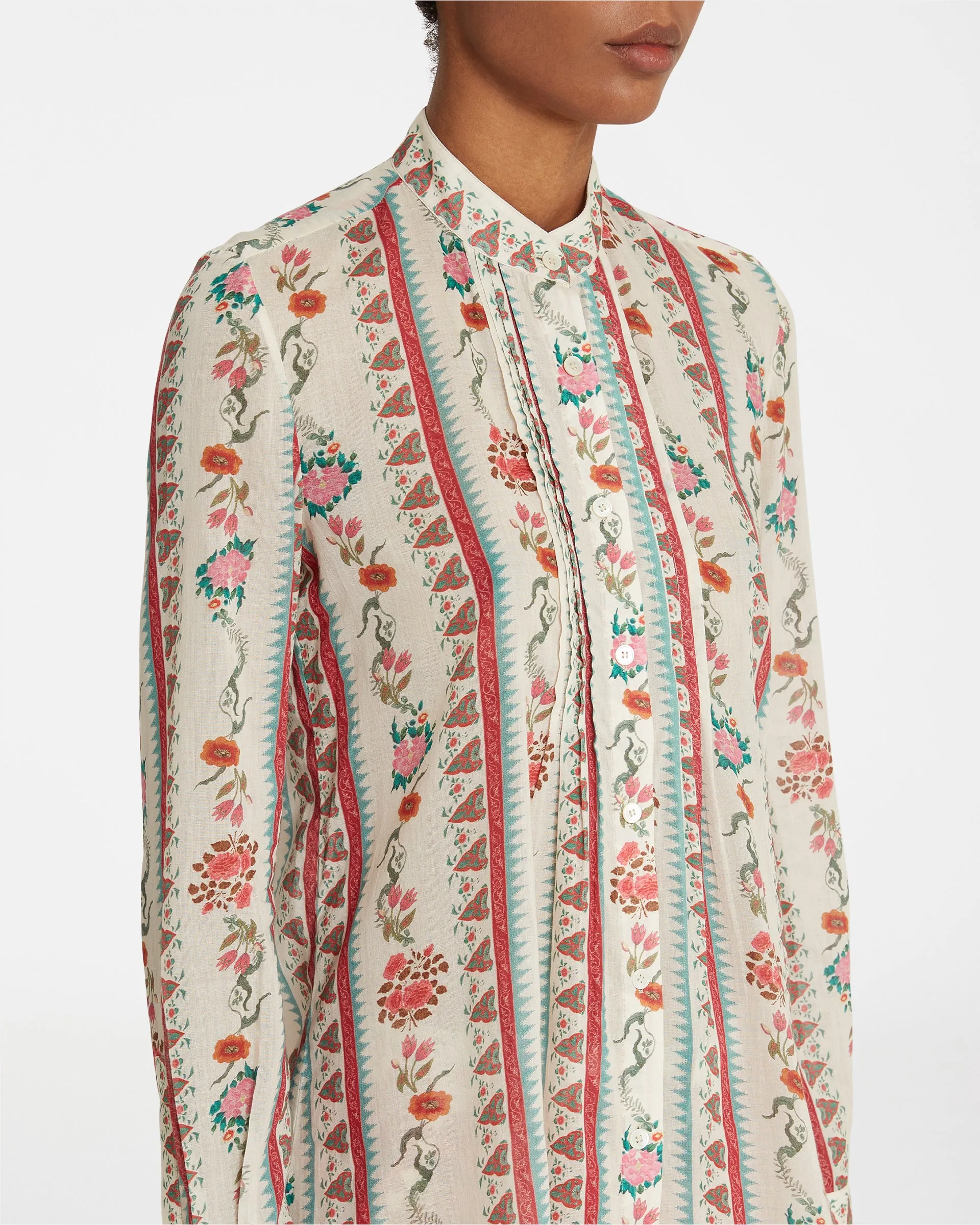 Chiara Shirt in Saladin Print