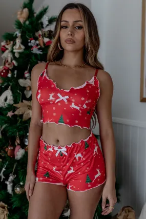 Christmas Cami Short Set