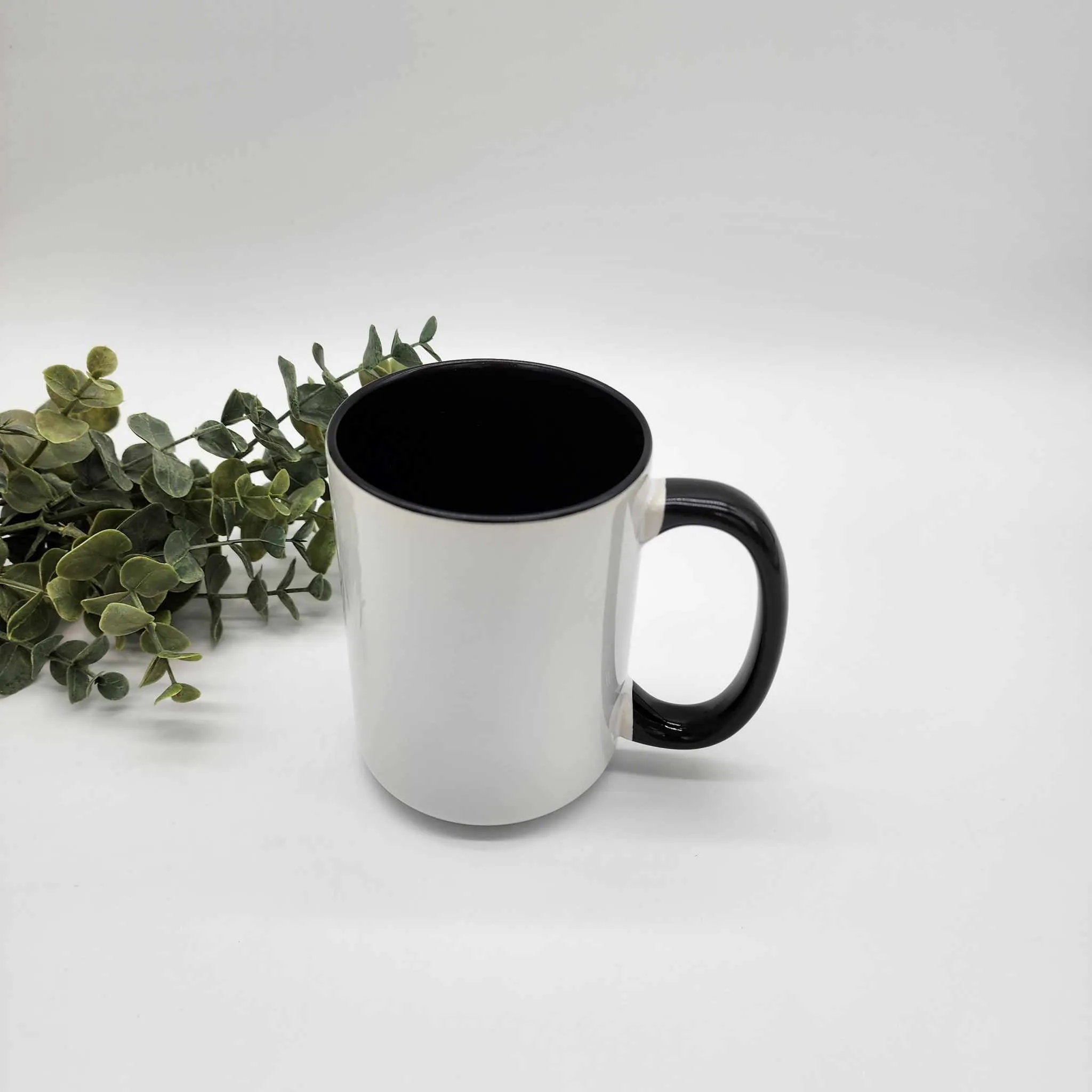 Coloured Inside/Handle 15oz Sublimation Mug - In Stock