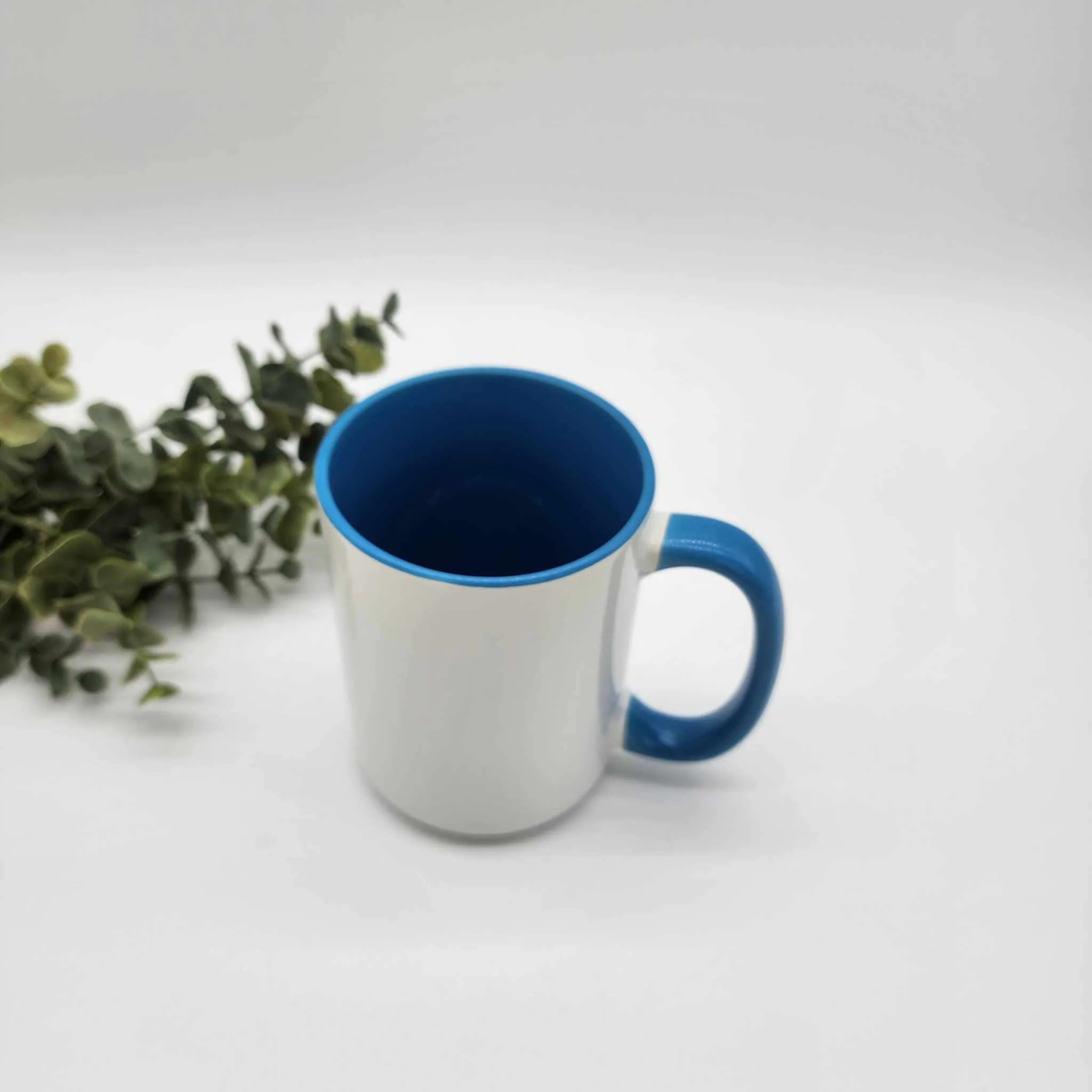 Coloured Inside/Handle 15oz Sublimation Mug - In Stock