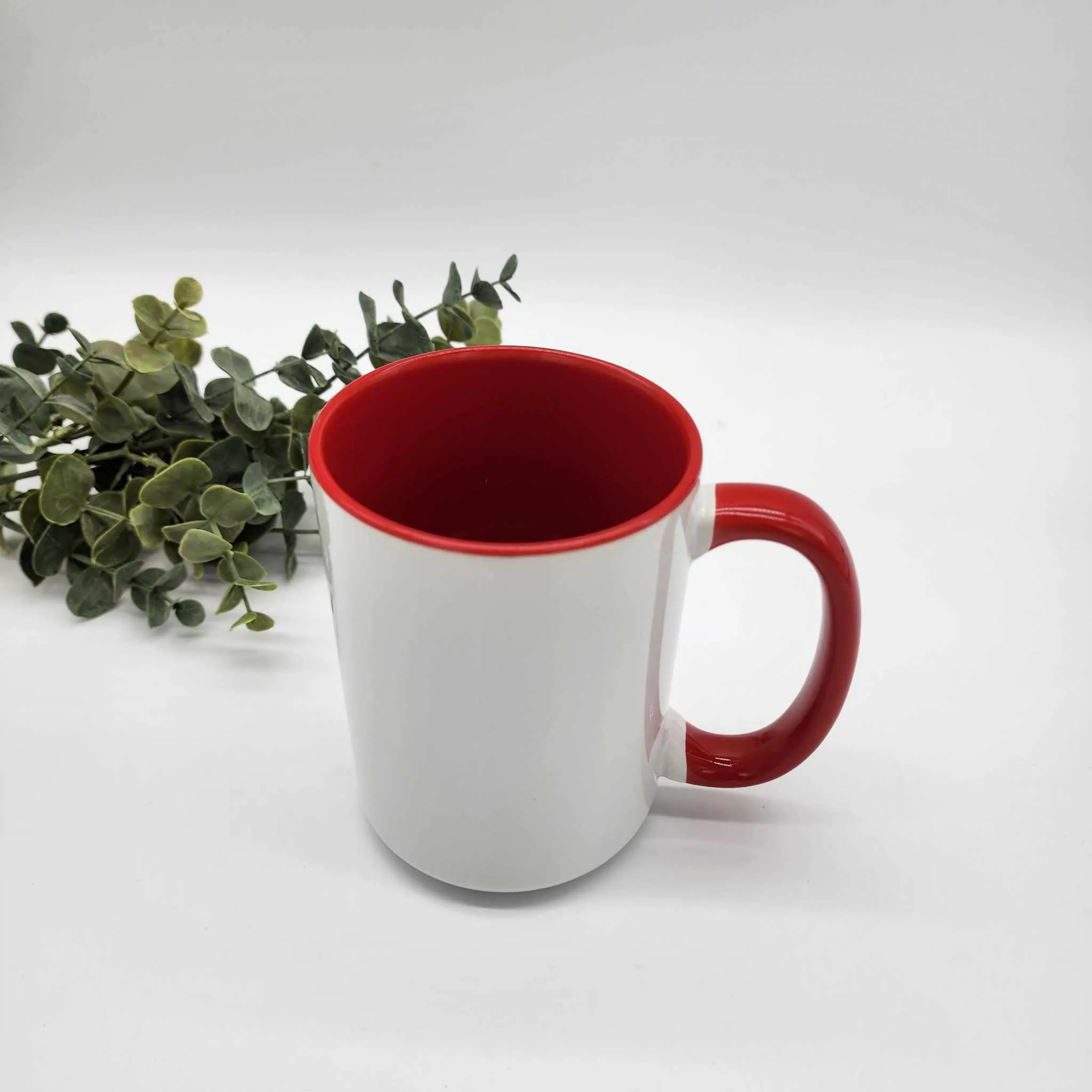 Coloured Inside/Handle 15oz Sublimation Mug - In Stock