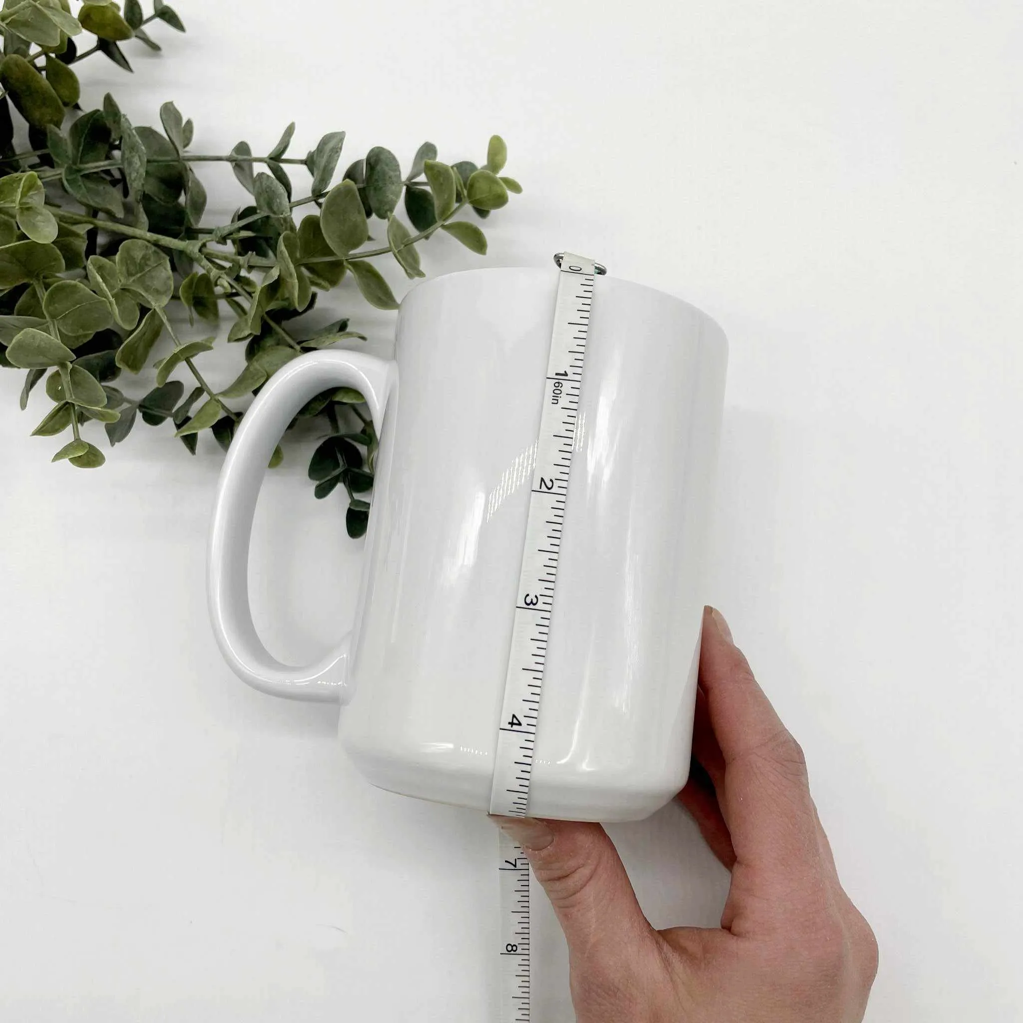 Coloured Inside/Handle 15oz Sublimation Mug - In Stock