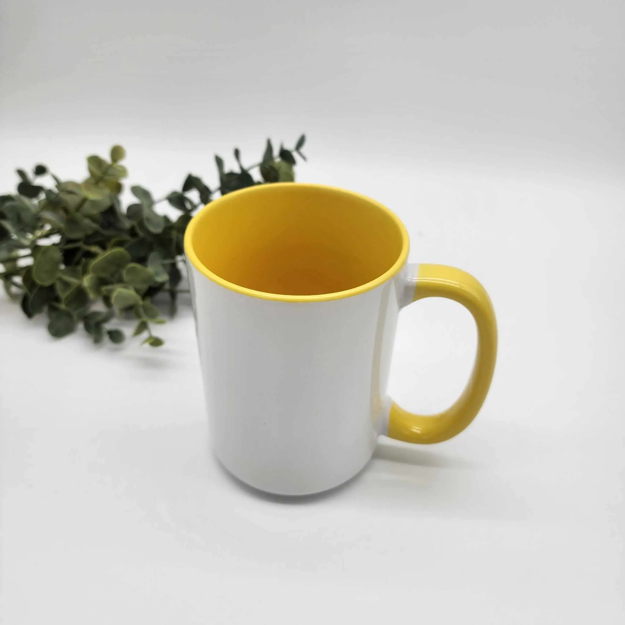 Coloured Inside/Handle 15oz Sublimation Mug - In Stock