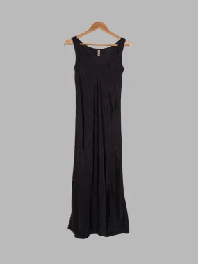 Comme des Garcons 1999 sheer black cupra sleeveless dress