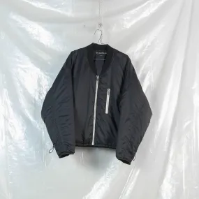 contrast zip MA-1 bomber jacket