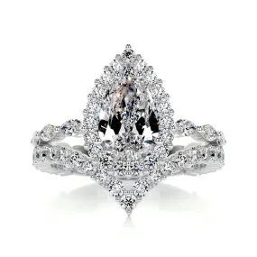 Dawn Diamond Bridal Set -14K White Gold