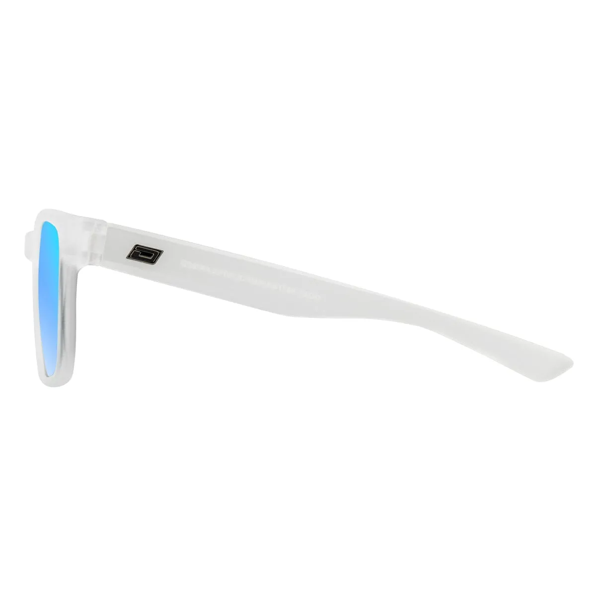 DD Goat - Satin Crystal/Grey,Ice Blue Mirror Polarised