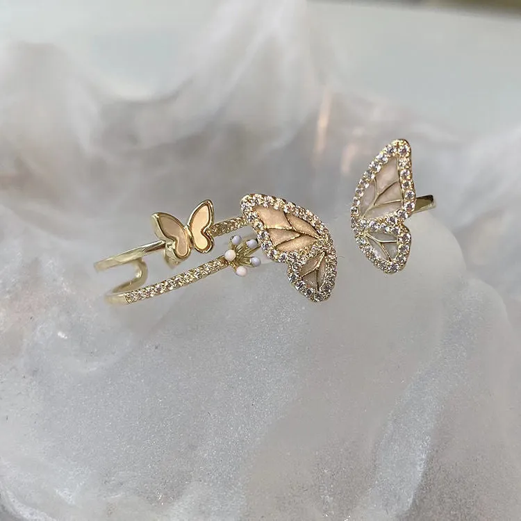 Diamond Butterfly Ring  MK19041