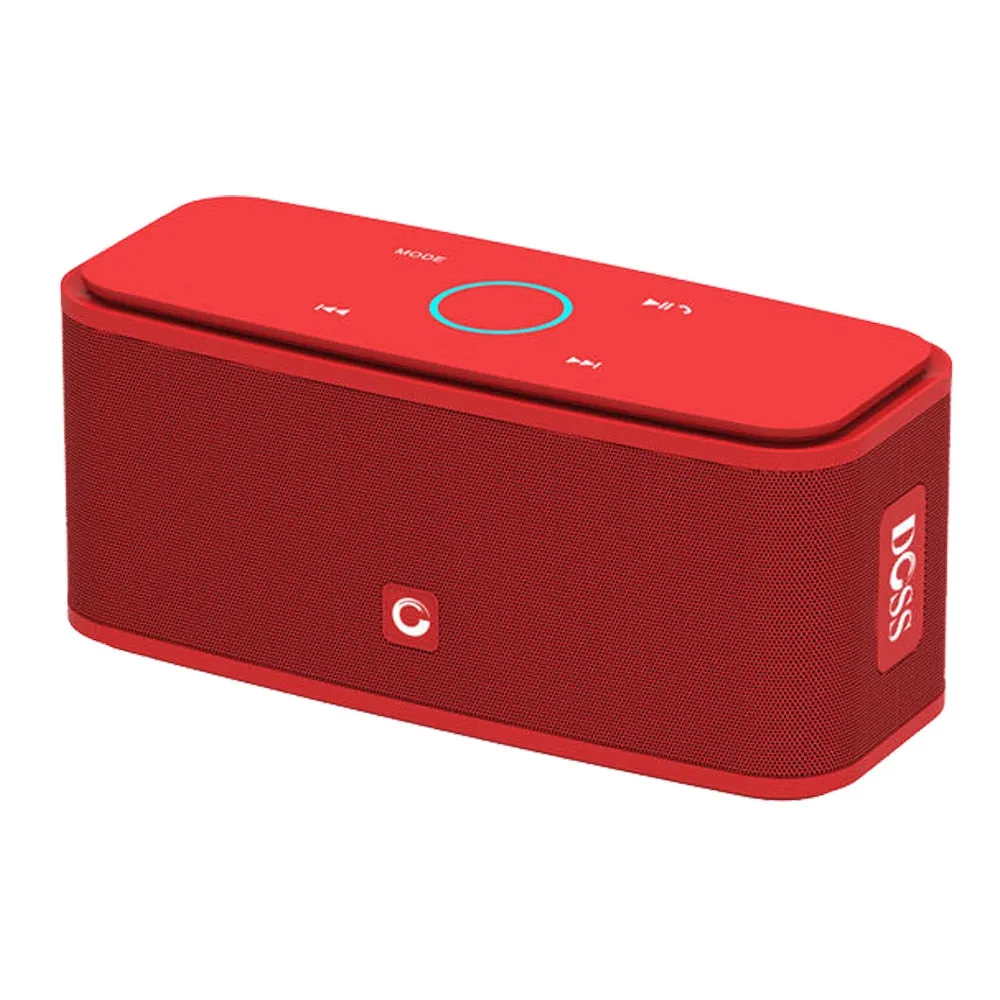 DOSS SoundBox Wireless Bluetooth Speaker TWS Touch Control IPX5 Waterproof Mini Portable Sound Box Stereo Bass Computer Speakers