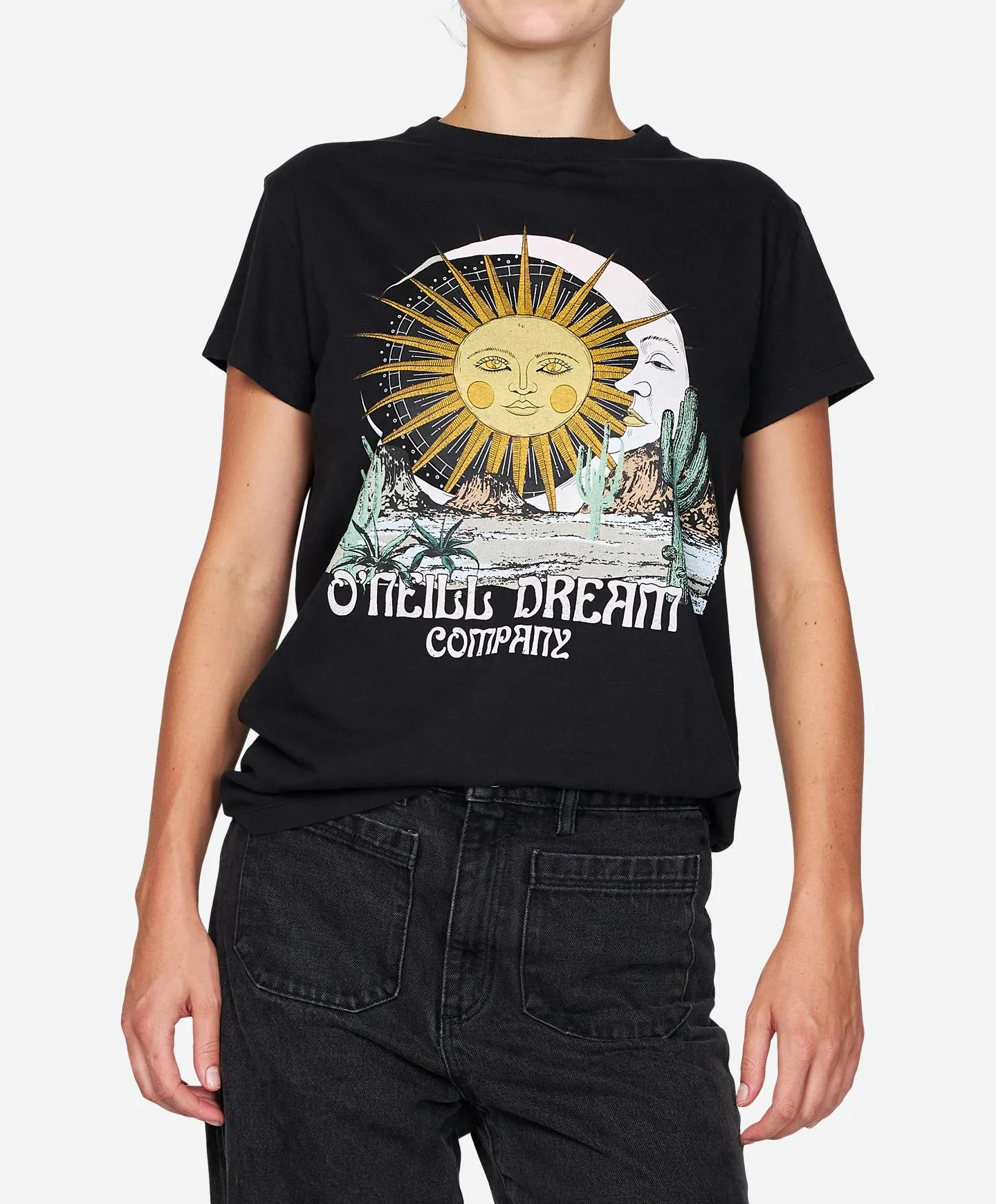 Dream Company SS Tee - Washed Black