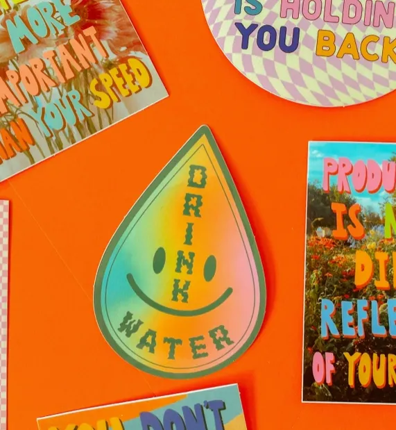 Drink Water Sticker