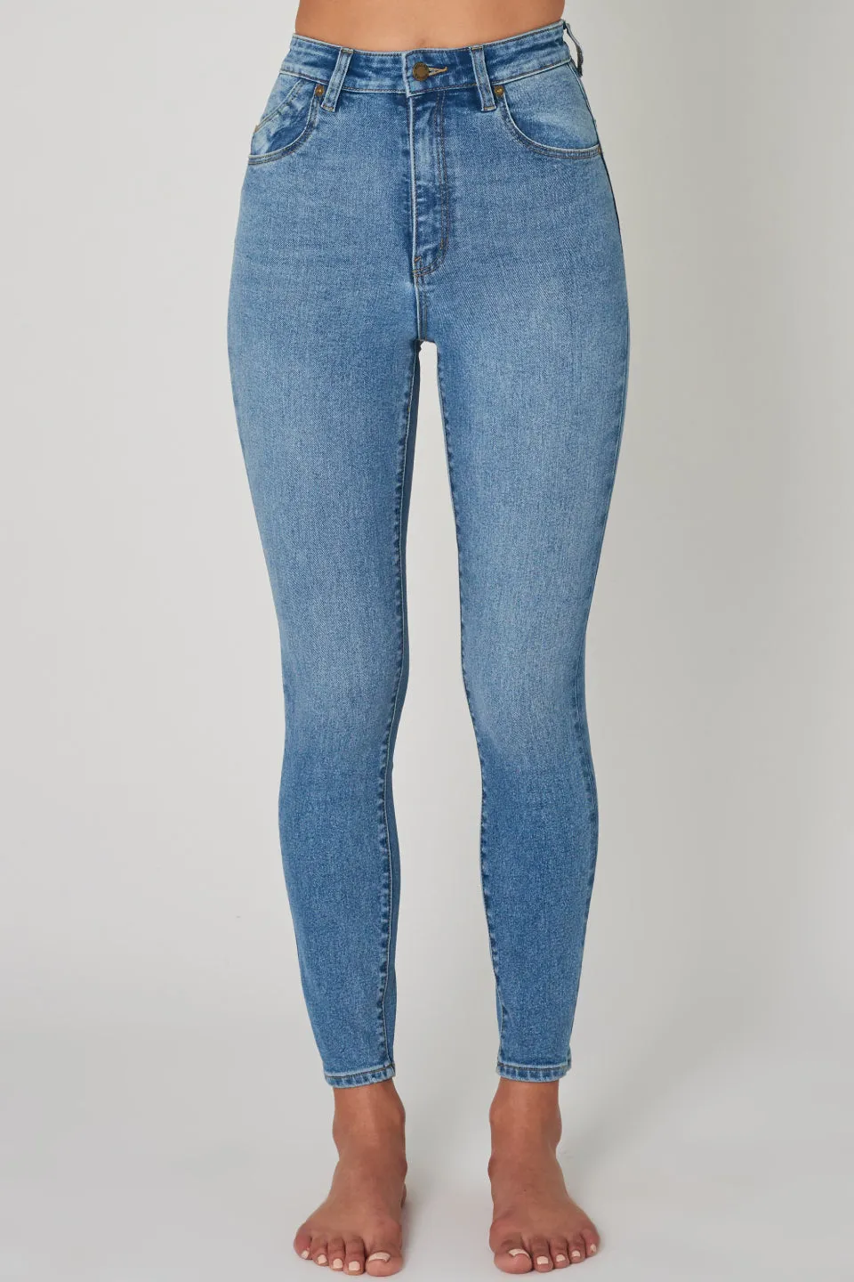 Eastcoast Ankle Ocean Blue Skinny Denim Jean