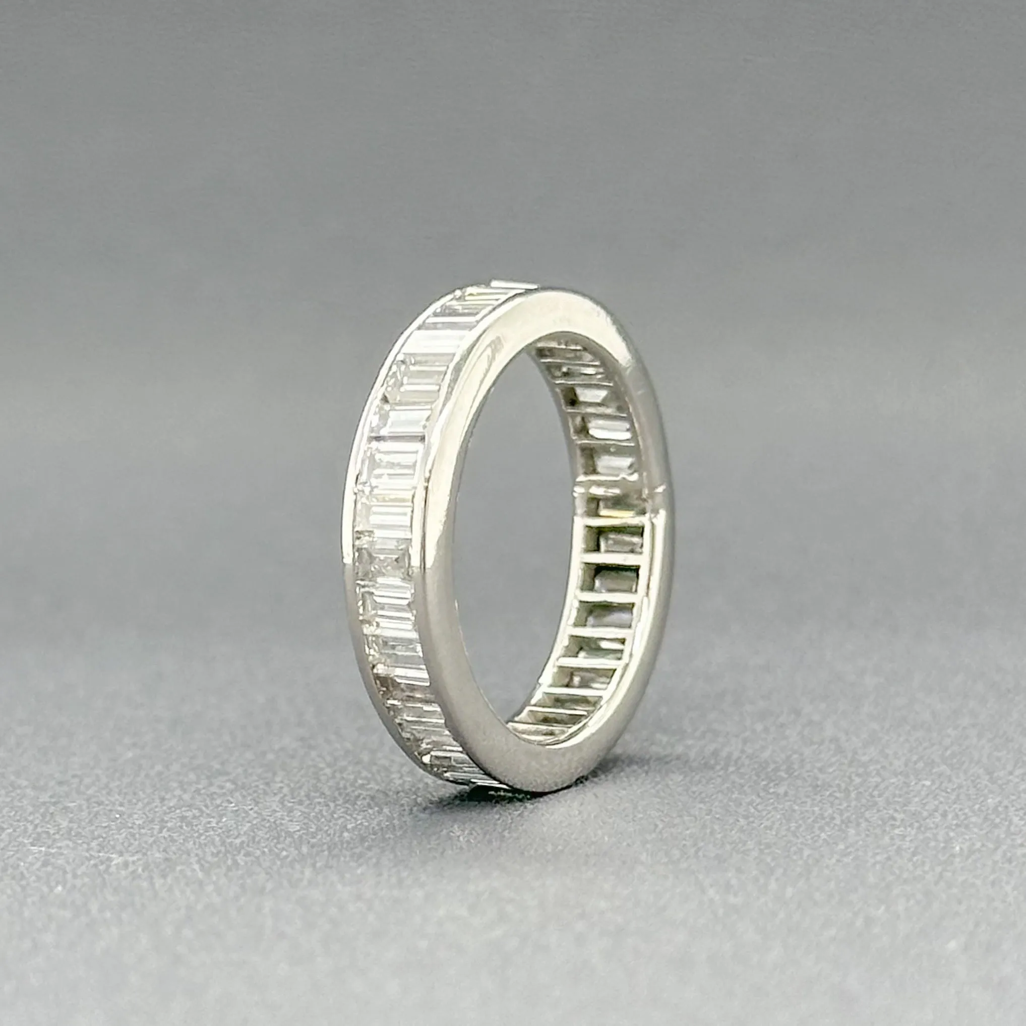 Estate Platinum 2.17ctw G-H/SI1-2 Diamond Eternity Ring