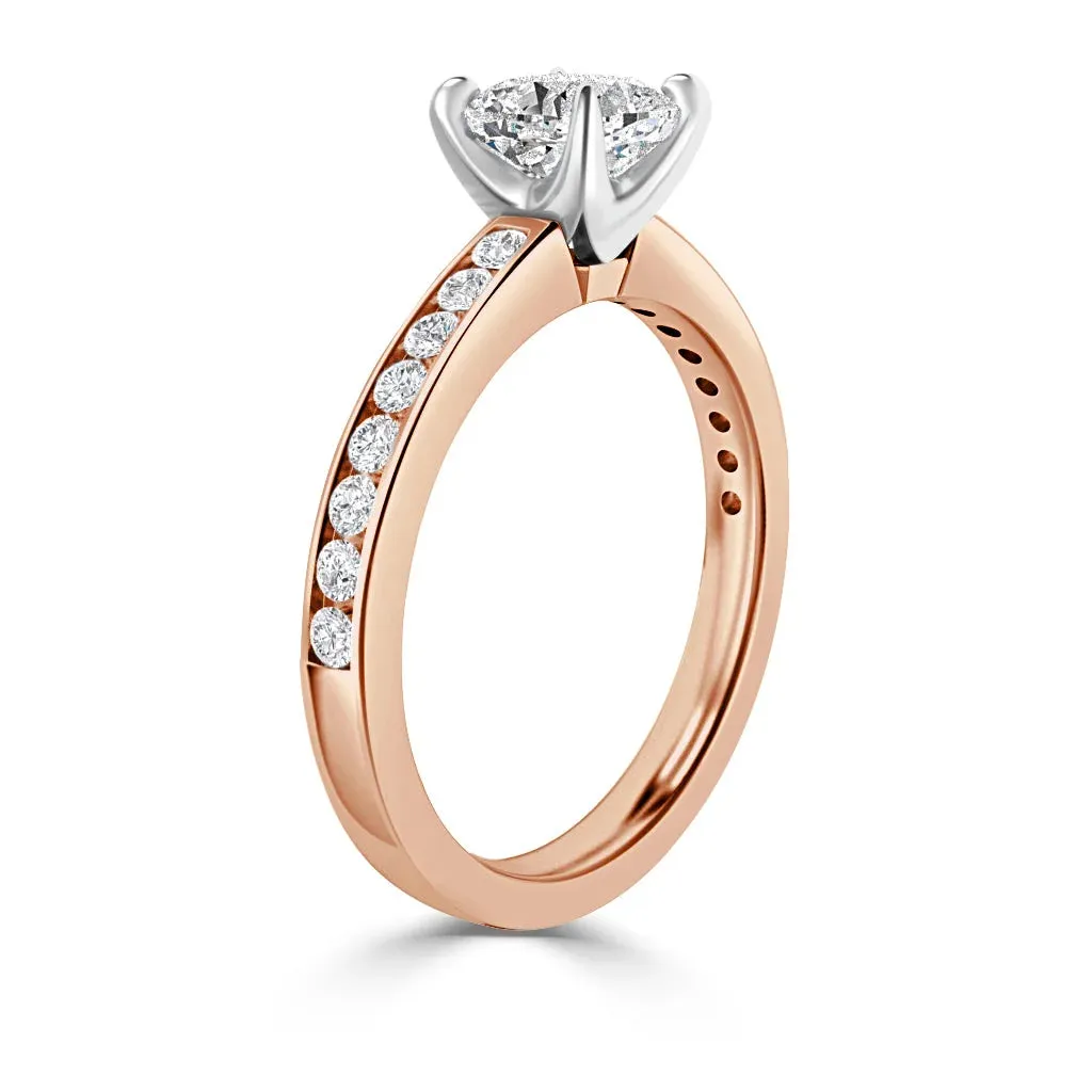 Eva - 18ct Rose Gold - Cushion