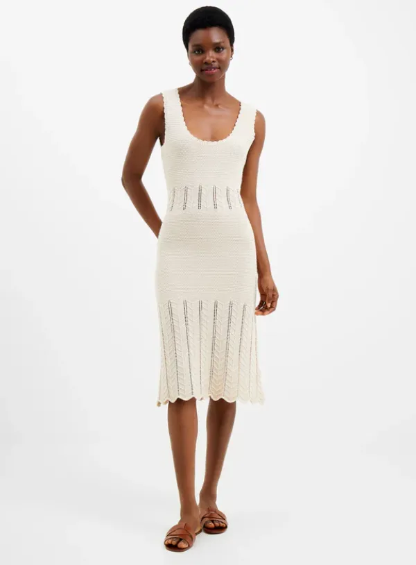 French Connection Nellis Cotton Crochet Dress