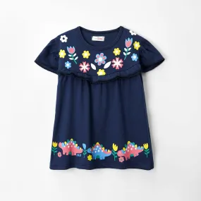 Girls Printed Soft Cotton Cut & Sew Frock