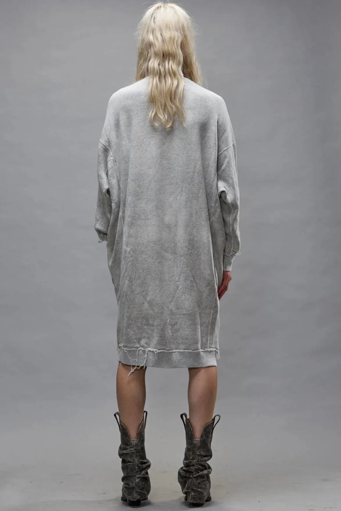 GRUNGE SWEATSHIRT DRESS