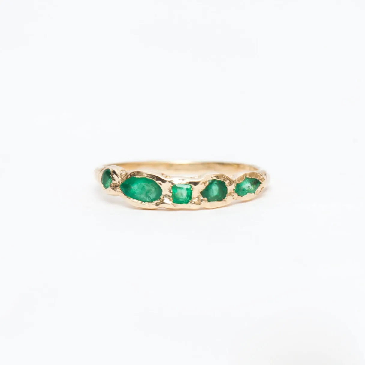 Journey Treasure Emerald Ring