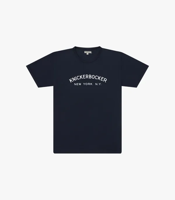 Knickerbocker Core Logo T Shirt - Dark Navy