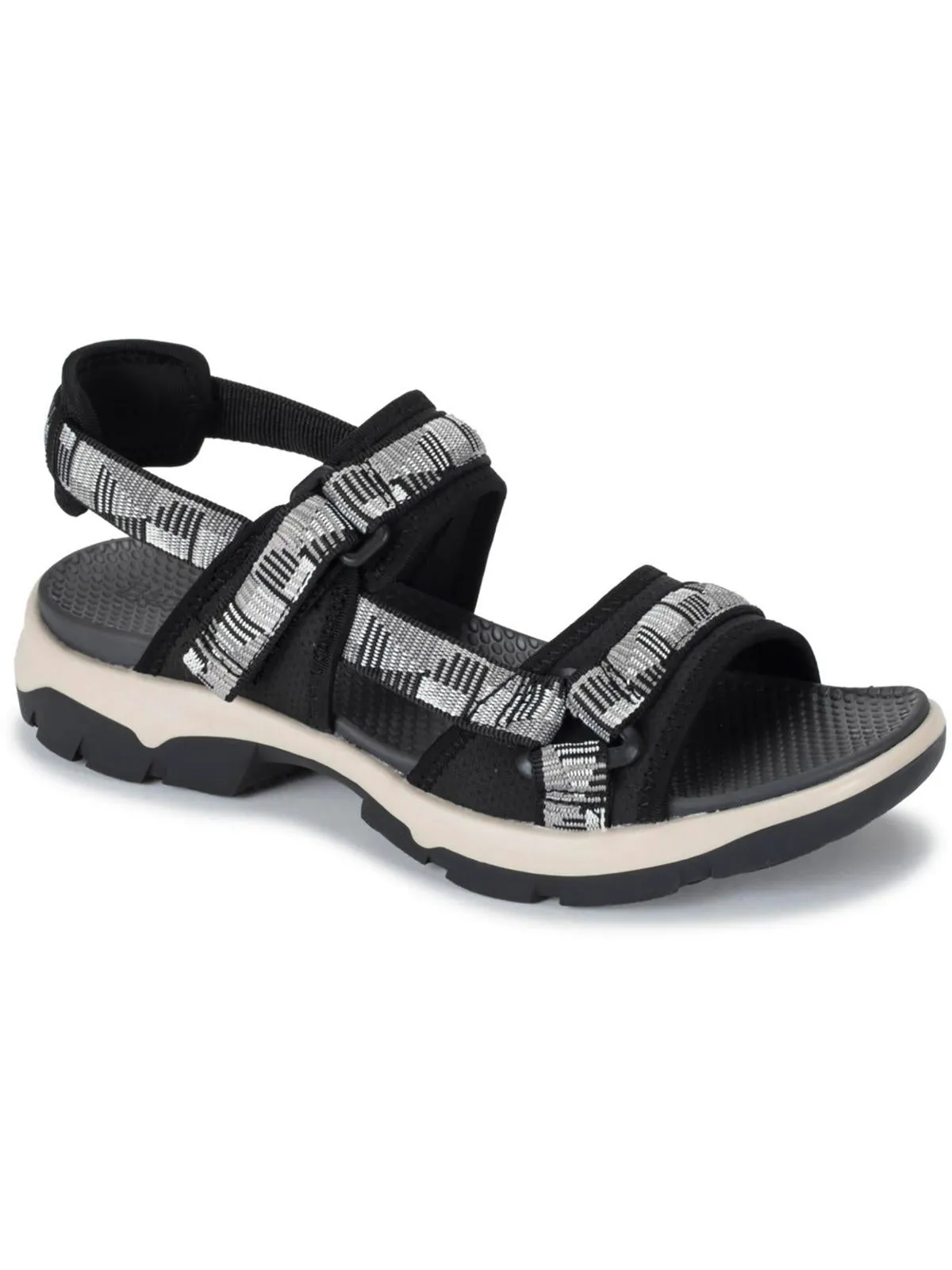 Lancer Womens Open Toe Ankle Strap Sport Sandals