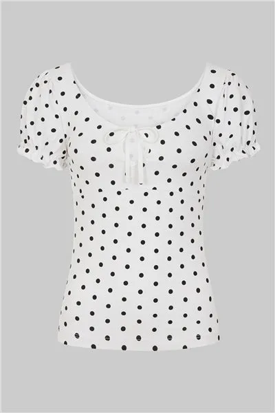 Lella Polka Top